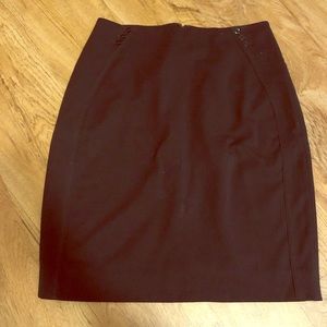 High Waisted Black House White market skirt